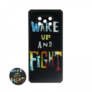 Θήκη με Popsocket Wake Up and Fight Back Cover για Xiaomi Poco X3/ Poco X3 Pro/ Poco X3 NFC (Design)