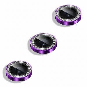Tempered Glass Strass Camera Lens Protection για iPhone 
