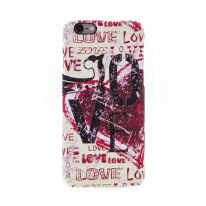 Θήκη MyMobi Back Cover Red Black White Love για Huawei P9 Lite  (Design)