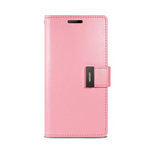 Θήκη Rich Diary Flip Cover για Samsung Galaxy S6 Egde Plus  (Ροζ)