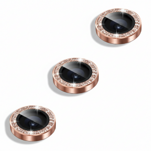 Tempered Glass Strass Camera Lens Protection για iPhone 