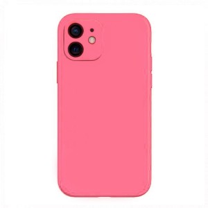 Θήκη MyMobi Σιλικόνης Mat Back Cover με Προστασία Κάμερας για iPhone 11 (Ροζ) 