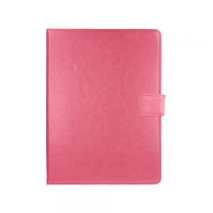 Θήκη Tablet Flip Cover με Clip και Pen & Card Holder για Universal 10.1-10.5'' (Ροζ)