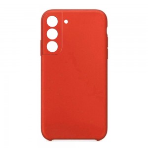 Θήκη OEM Silicone Back Cover με Προστασία Κάμερας για Samsung Galaxy S23 (Neon-Orange)