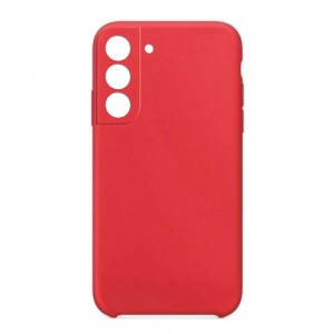 Θήκη OEM Silicone Back Cover με Προστασία Κάμερας για Samsung Galaxy S21 Plus (Red)