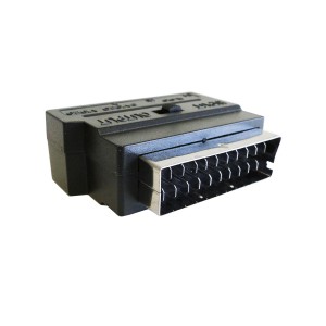 Adaptor Maxexcell Scart male - S-Video - 3x RCA female
