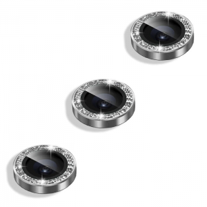 Tempered Glass Strass Camera Lens Protection για iPhone 