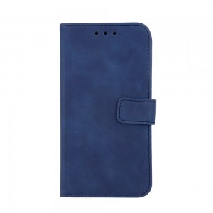 Θήκη Flip Cover Smart Velvet για iPhone 13 Pro Max (Σκούρο Μπλε)