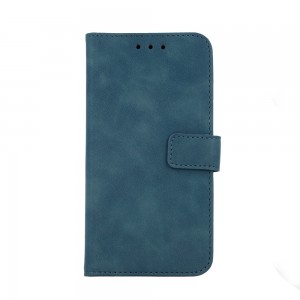 Θήκη Flip Cover Smart Velvet για iPhone 13 Pro Max (Σκούρο Πράσινο)