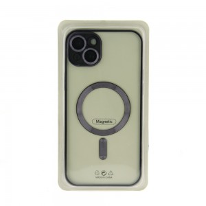 Θήκη Magnetic Metalic Back Cover με Προστασία Κάμερας για iPhone 14 Pro Max (Σκούρο Μωβ)
