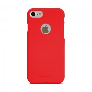 Θήκη Goospery Soft Feeling with Hole Back Cover για iPhone 6/6S Plus (Κόκκινο) 