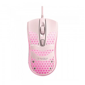 Gaming Ενσύρματο Ποντίκι T-Wolf V15 1600 DPI με LED Φωτισμό