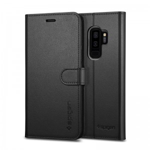 Θήκη Spigen Wallet S Flip Cover για Samsung Galaxy S9  (Μαύρο)