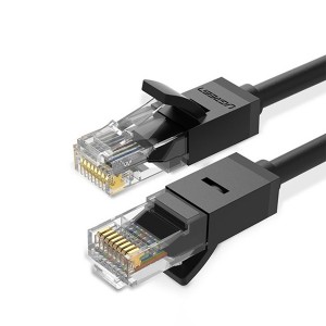 Καλώδιο Ethernet Ugreen UTP Cat.6 1m (Μαύρο)