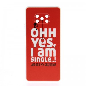 Θήκη Ohh Yes I am Single Back Cover με Προστασία Κάμερας για Xiaomi Poco X3 Pro (Design) 