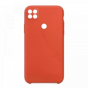 Θήκη OEM Silicone Back Cover με Προστασία Κάμερας για Xiaomi Redmi 9C (Orange)