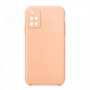 Θήκη OEM Silicone Back Cover με Προστασία Κάμερας για Xiaomi Redmi 10 (Pale Pink) 