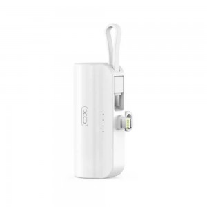 Mini Powerbank XO PB304(iP) 5000mAh Lightning, Type-C 2.1A