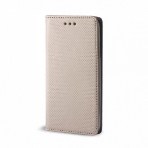 Θήκη Flip Cover Smart Magnet για LG G8S ThinQ (Χρυσό)